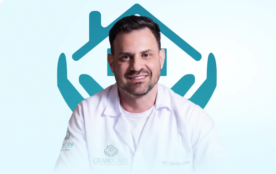 Edemilson Albarnas, responsável técnico da GrandCare, sobre o símbolo da marca